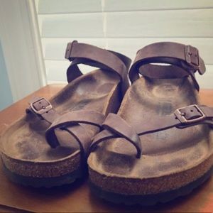 Used  Birkenstock yara waxy oil leather